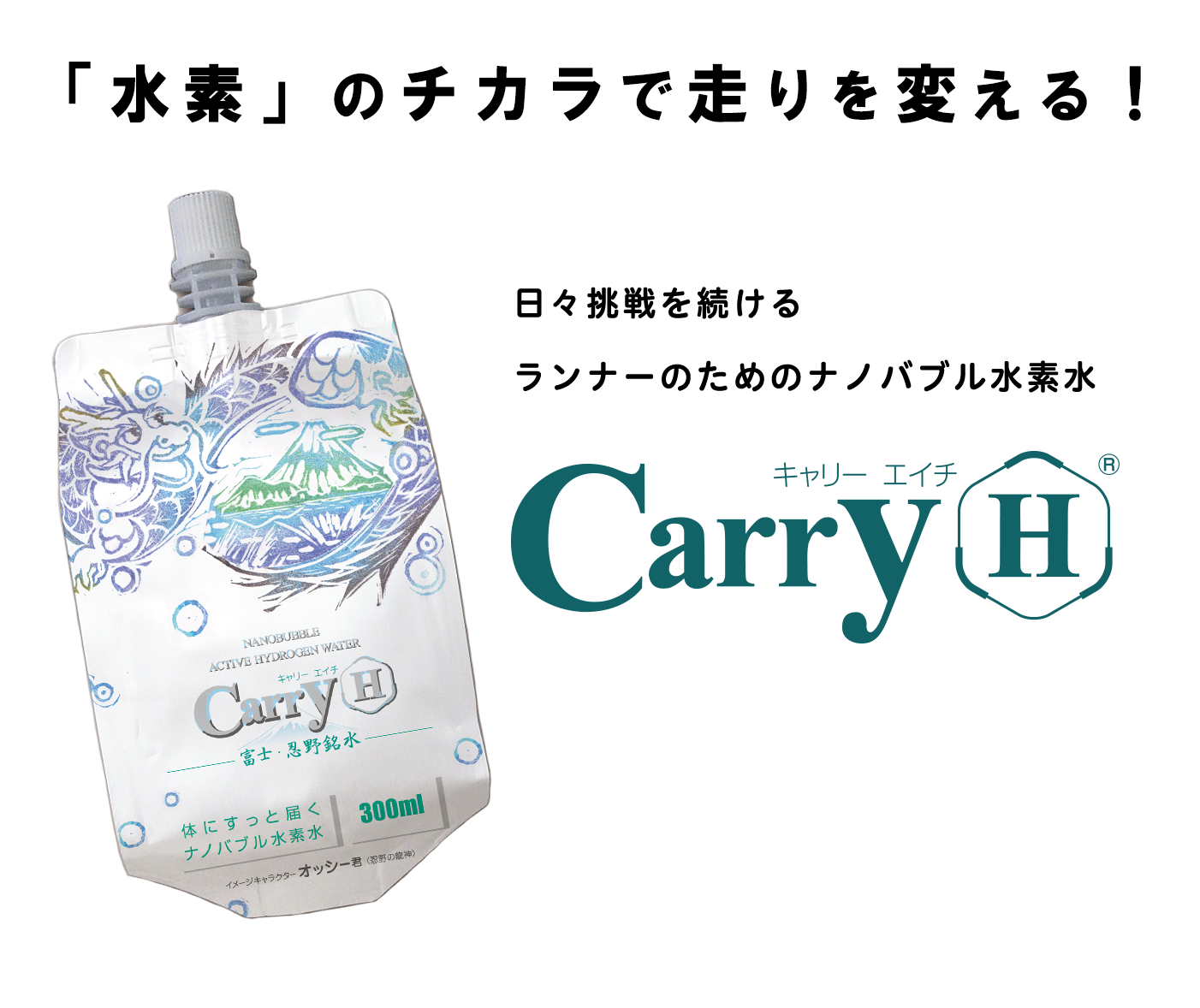 「水素」のチカラで走りを変える！「Carry-H」