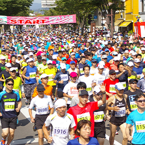 人気10kmレースが春開催に！桃の花のピンクに染まる里山を駆ける「伊達ももの里マラソン」