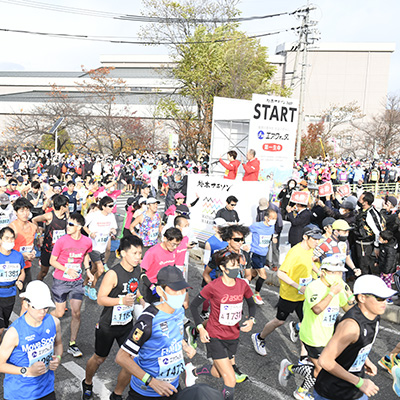 記録が狙いやすい新コースを走ろう！「松本マラソン2024」11月10日（日）開催！