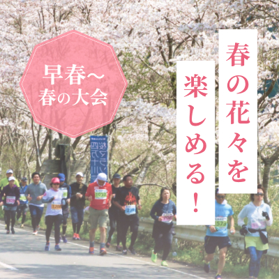 エントリー受付中！お花見が楽しめる大会を走ろう