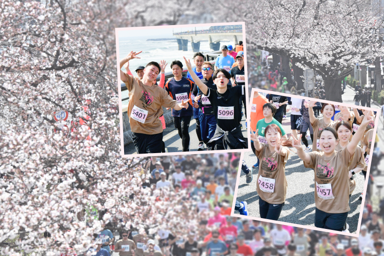 桜トンネルと太平洋の大海原、祭りも楽しめる! 日立さくらロードレース(4月5日開催)受付中
