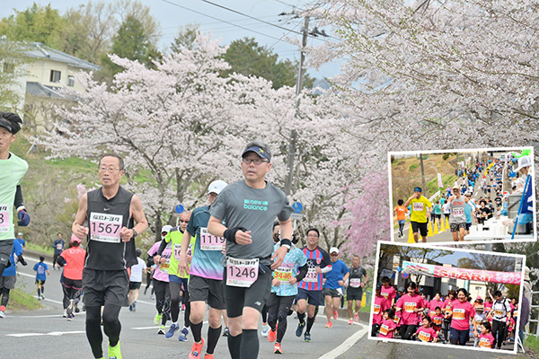 イチゴや桃ジュースのおもてなしが大好評! 伊達ももの里マラソンは4月12日開催