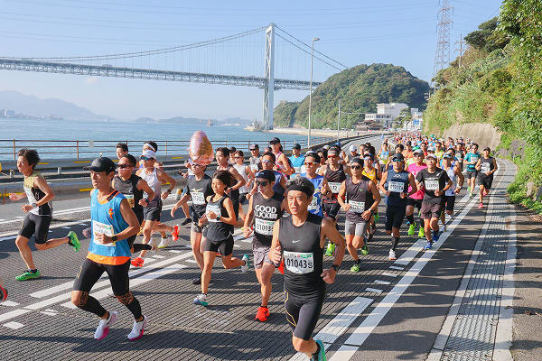 大会100撰常連！絶景のシーサイドコース「下関海響マラソン」（11月1日）は15日受付開始