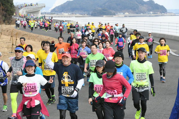 ゆくはしシーサイドハーフマラソン2019(日本陸上競技連盟公認）