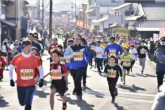 日本遺産と球磨焼酎の里　第16回ひとよし温泉春風マラソン