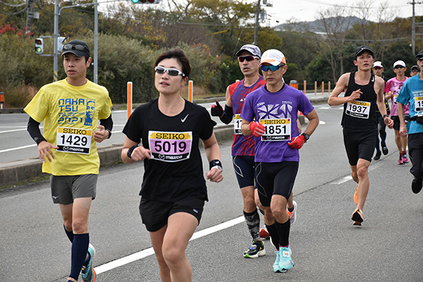 ほぼ平坦で直線の多い、記録を出しやすいコース設定