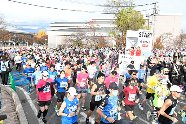 記録が狙いやすい新コースを走ろう！「松本マラソン2024」11月10日（日）開催！