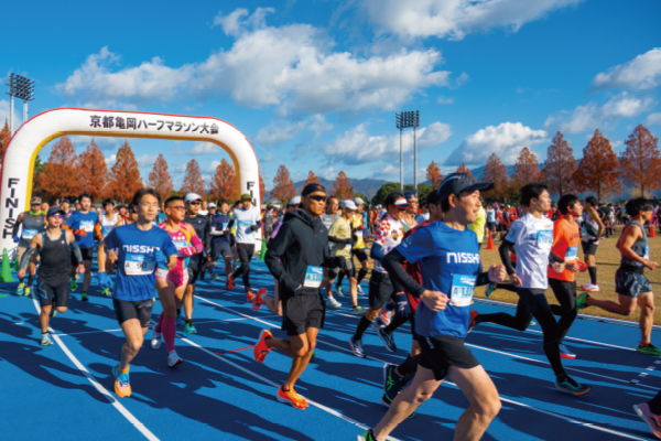 豊かな自然、最大高低差90mでも記録が狙える！「京都亀岡ハーフマラソン」受付中