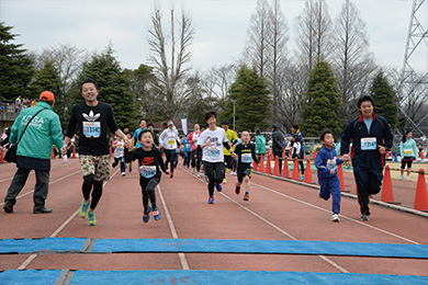 フルマラソンの他に10kmやファミリー種目あり