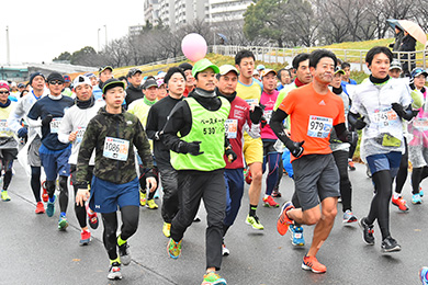 目標ペースはみんな同じ。力を合わせて目標達成！！