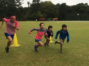 意外と？盛り上がる。キッズラン！