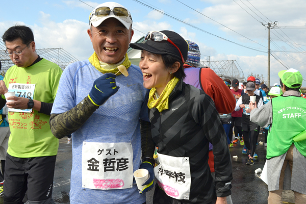 大会アドバイザーとして金哲彦さんも来場！