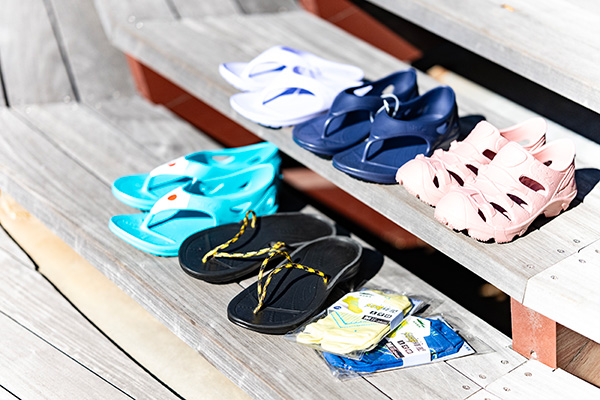 販売する台湾サンダルやサンダル用足袋型ソックス