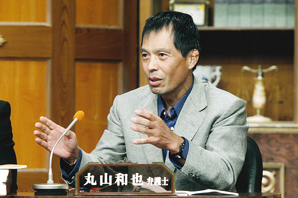 日本テレビ『行列のできる法律相談所』に出演していた丸山弁護士（写真提供：日本テレビ）