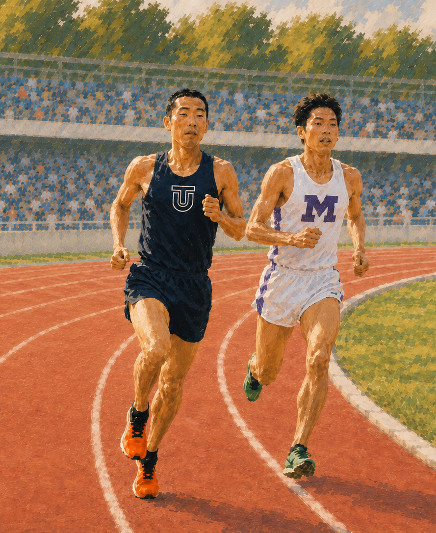 トラックの白線を凝視した大学時代のベストレース