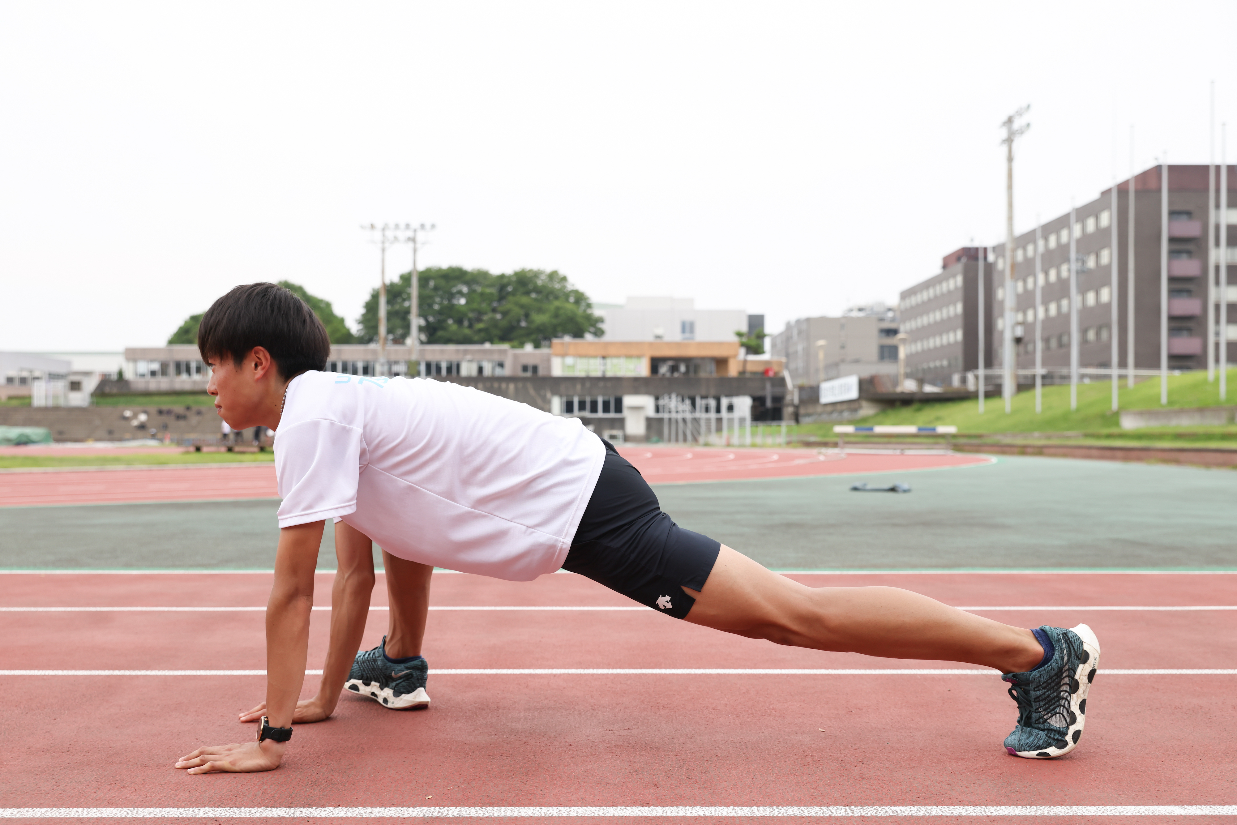 ストレッチの様子