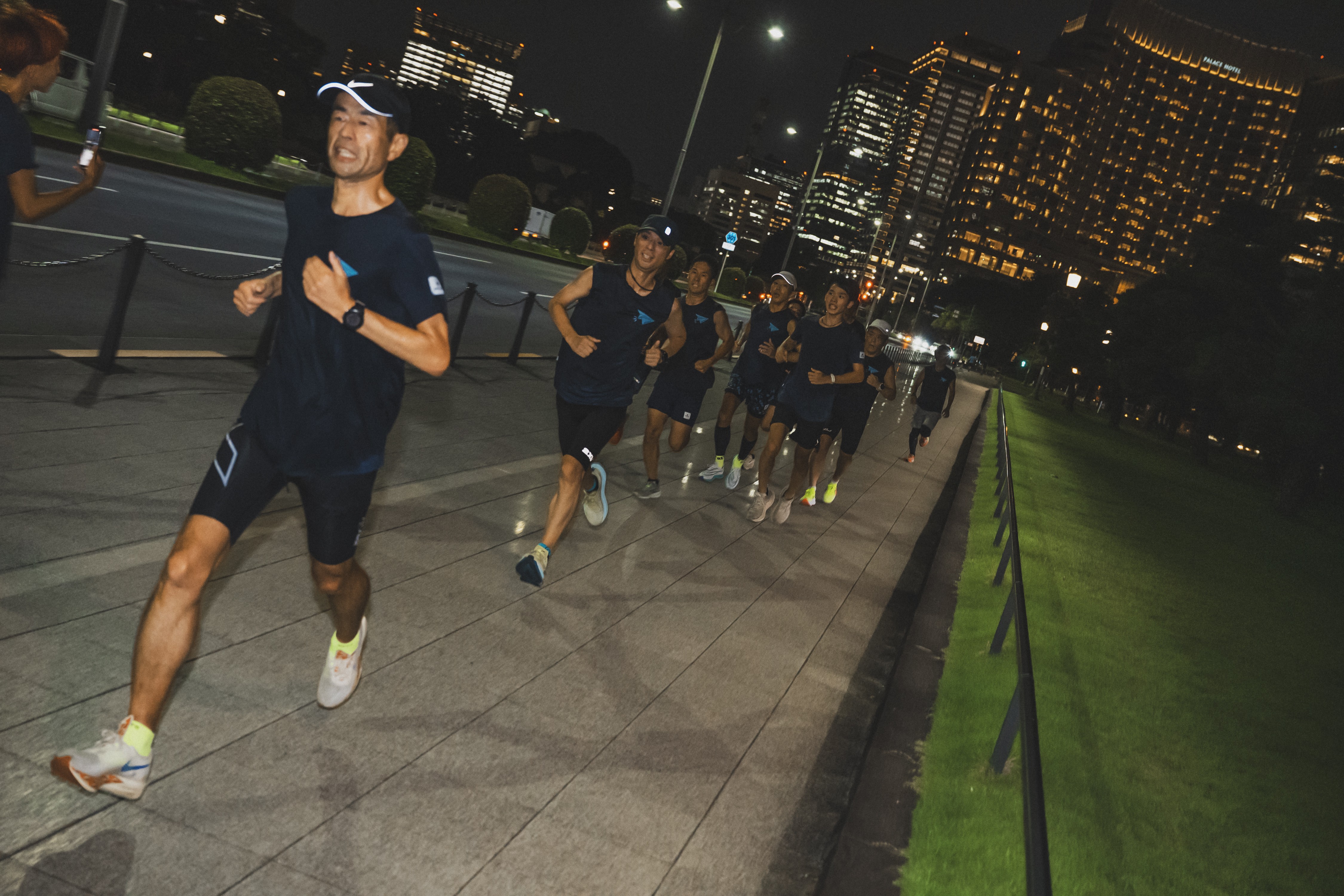 夜のランニング