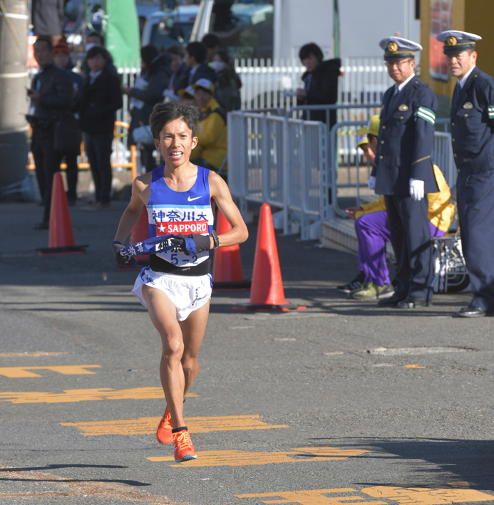 大学4年時の箱根駅伝（2区）