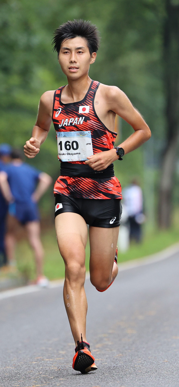 最後は独走した岡山選手