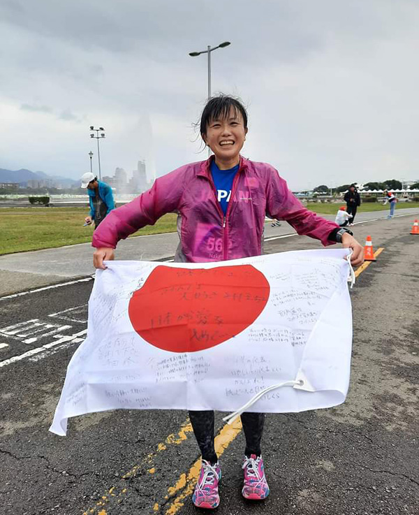 世界記録を樹立した仲田さん