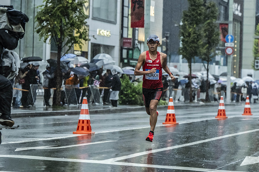 川内選手は昨年10月のMGCに至る過程でもレースを活用していた（写真／軍記ひろし）