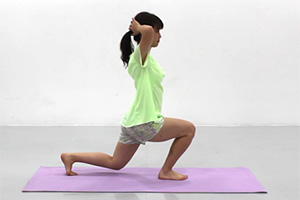 走る基本動作を身に着けるウチトレ【ランジ】