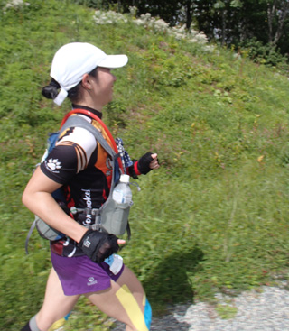 富田さん、早速元気に走りだす