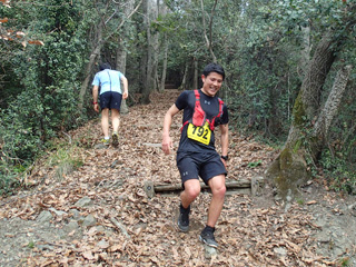 上りと下りが交差する区間は、ちょっと緊張するけど、選手同士でエールを送り合えるのも楽しい