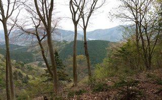 山頂からの眺めも美しい！　気持ちよく深呼吸