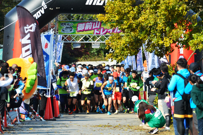 27kmロングの部、スタート！　この後、勢いあまってコースを…？