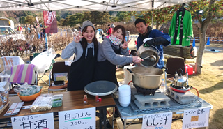 参加賞の屋台チケットでおなかもいっぱい