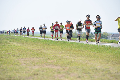 コースは比較的フラットなので、タイムを狙う人も、初心者にもオススメ