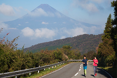 富士ビューランは早朝の澄んだ空気の中、箱根の自然や景観を楽しめるよう、スタートが午前7:00となっている