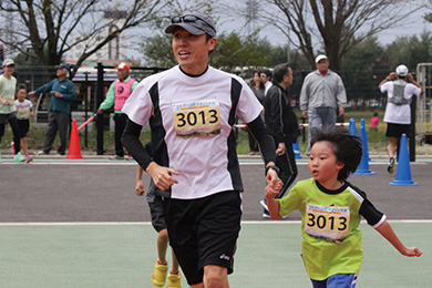 1km・1.5km・5kmは時間制限がないので、タイムを気にせずに走れる