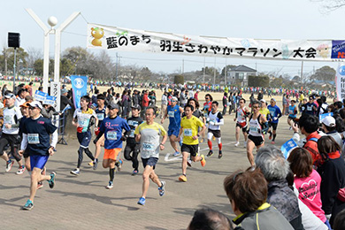 種目はハーフ、10km、5kmと走力に合わせて選べる