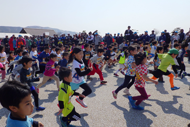 小学生スタートの様子