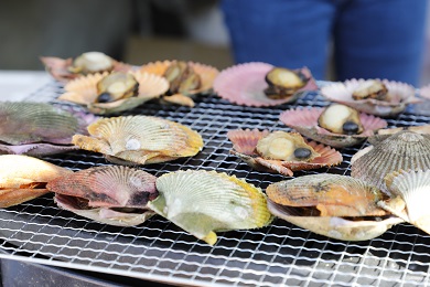 走った後は伊勢志摩の名物を