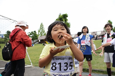 走った後は名物「但馬牛」を堪能