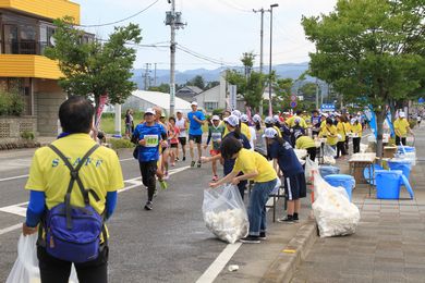 地元総出で、沿道にて応援・サポートします！