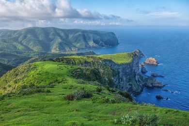 隠岐を代表する世界一級の景勝地「国賀海岸」を一望できる人気スポットです。