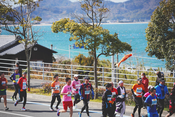 瀬戸内海の美しい風景と海風を感じながら気持ちよく走れる