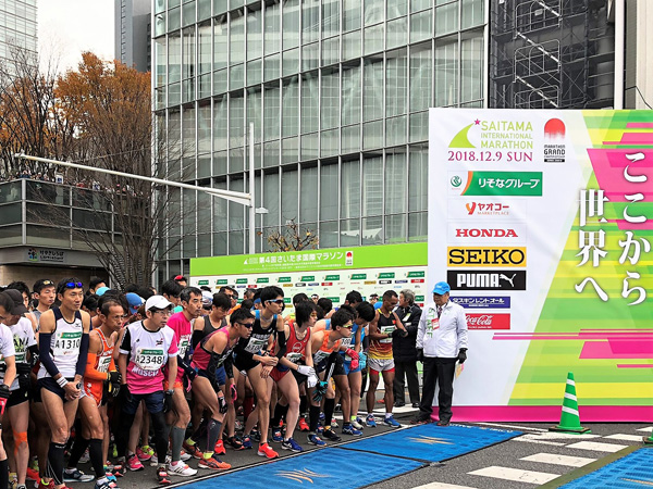 さいたま国際マラソンは女子の代表選考会の場として有名だが、一般部門は男女とも参加可能