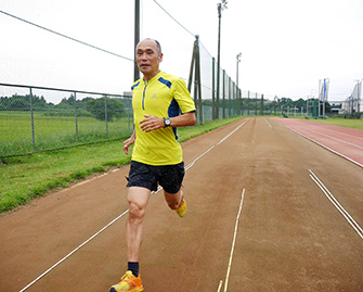 65歳でも力強いフォームの喜多さん