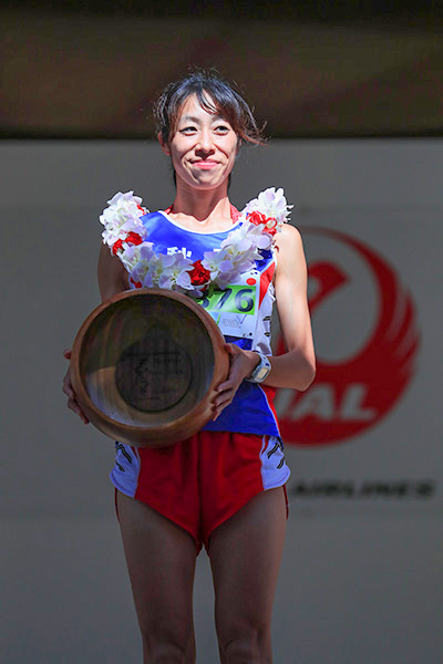 女子3位に入った鈴木絵里さん。日本人トップはこれで5回目（写真／GettyImages）