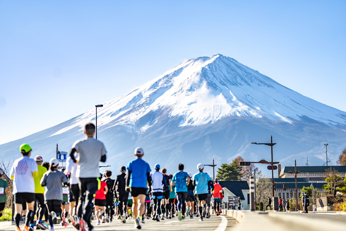 コースの至るところから富士山が見られた（写真／小野口健太）