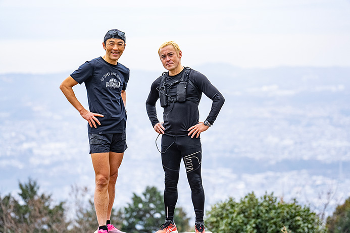 京谷（右）も姫路城マラソンで無事サブスリーを達成しました（2時間58分27秒）