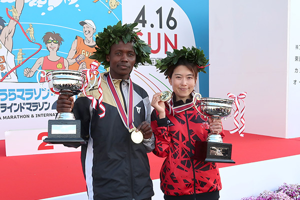 かすみがうらマラソン開催　女子は「ゆっきーコーチ」でおなじみの松村幸栄さんが大会新記録で優勝