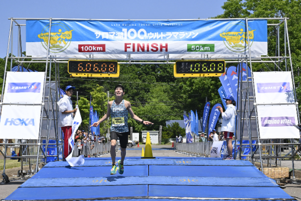4年ぶり開催のサロマ湖100kmで山口選手が日本記録更新！