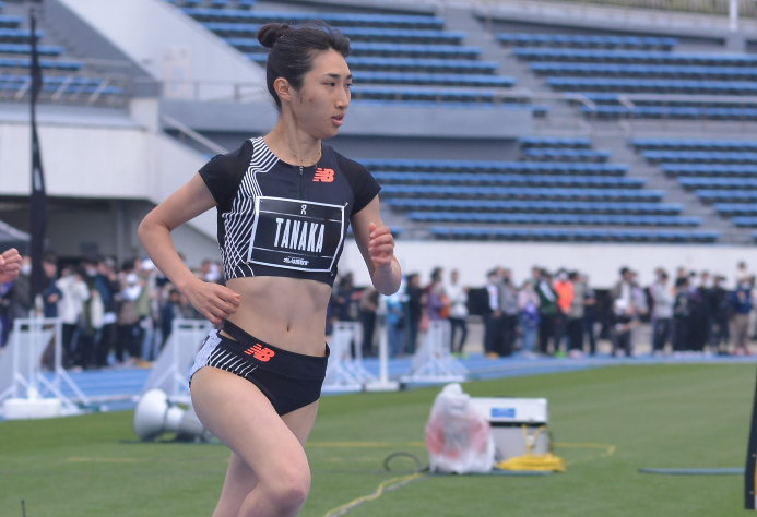 アジア選手権の女子1500ｍで初優勝した田中希実選手（写真は4月撮影）