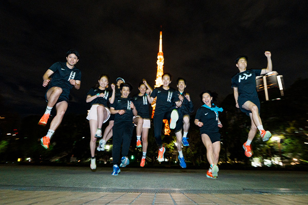 リーダーはフルマラソン3時間28分の女子大生 チームの合言葉は「HOP STEP RUNNING!」